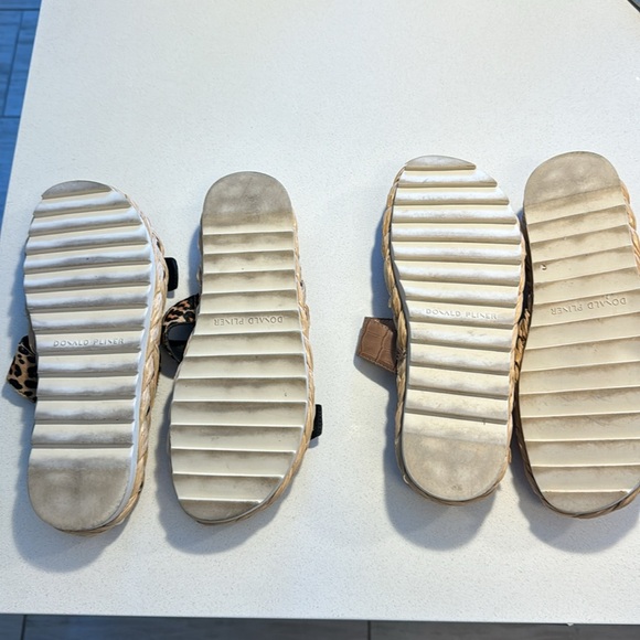 2 pair Donald Pliner sandals. Size 8.5 - Picture 2 of 10